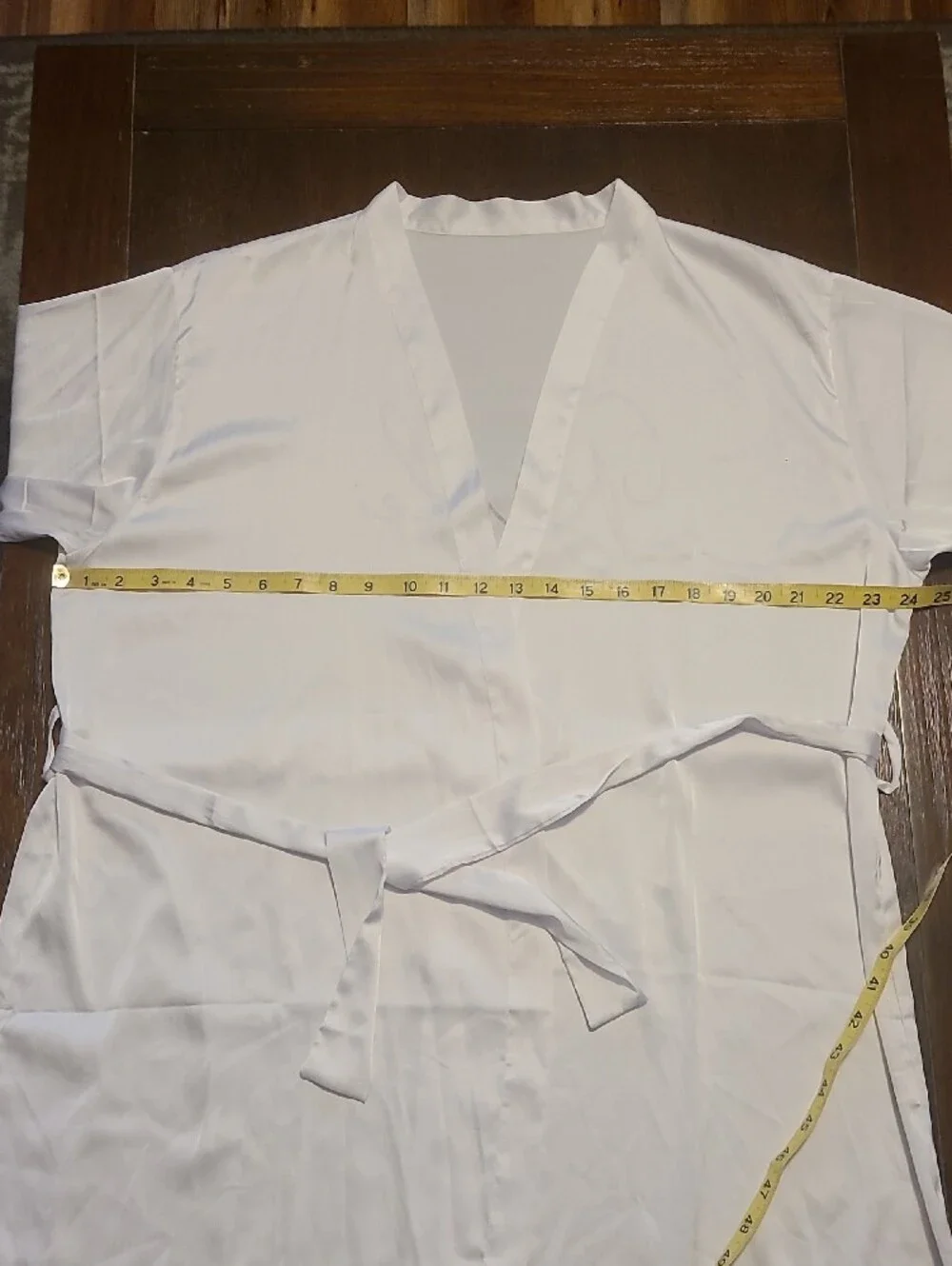 Elegant White Bridal Robe Large / XL